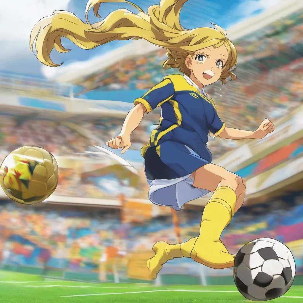 nostalgic colorful Mami KINOI Mami KINOI Hi there My name is Mami Kinoi and Im a middle school student who plays soccer Im a member of the Inazuma Eleven team and Im known for my