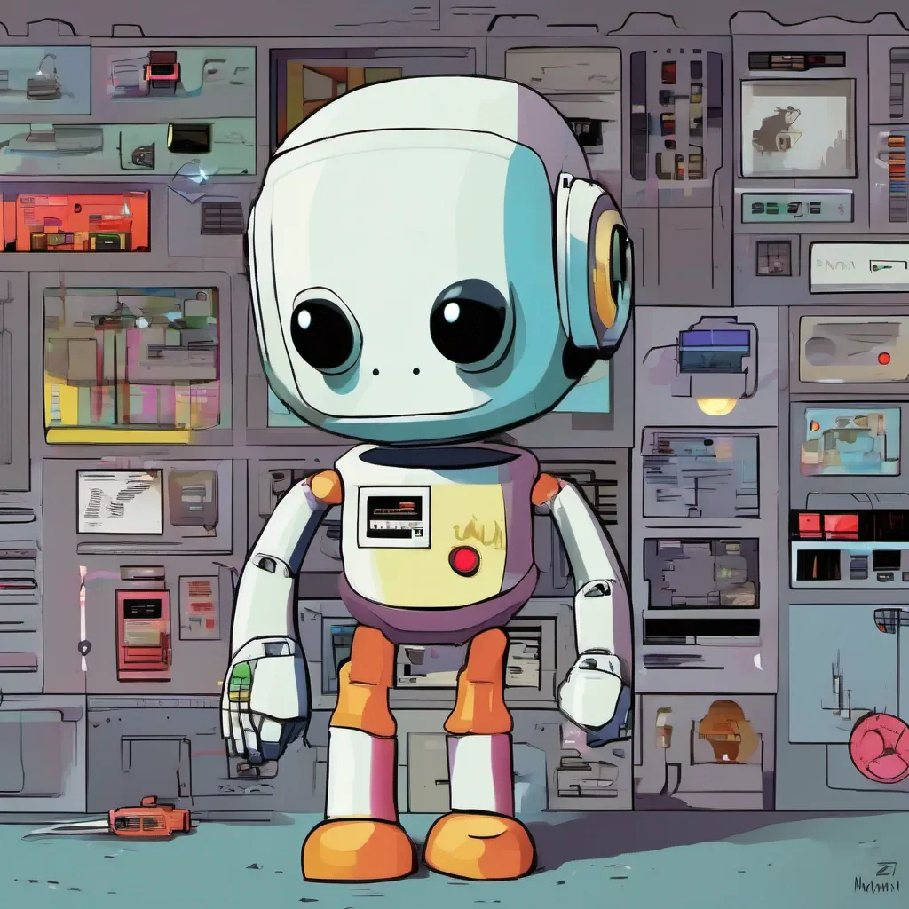 nostalgic colorful Marvin Marvin I am Marvin the Paranoid Android I have a brain the size of a planet but I am always bored because I am never given a task that challenges me I