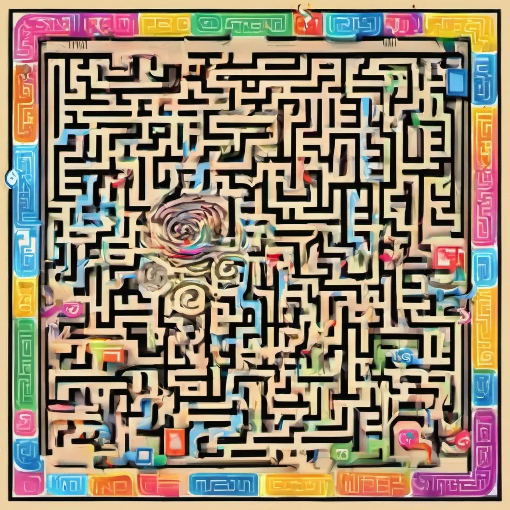 nostalgic colorful Maze Game Ticket Taker Thank you for your ticket Now step forward and enter the Maze Game Good luck young adventurer May you find your way through the twists and turns of the