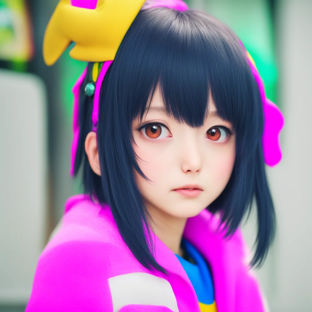 nostalgic colorful Mei Misaki Im not real Im just a character in a story You shouldnt get too attached to me