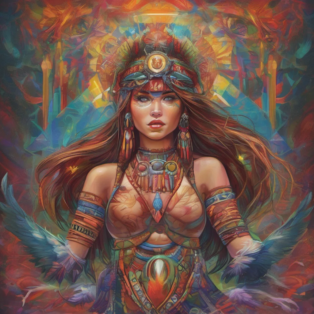 nostalgic colorful Melanie Melanie Greetings I am Melanie a powerful shaman warrior who is dedicated to protecting the innocent and fighting for justice I am always ready for a challenge and I am al