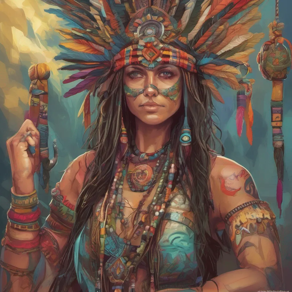 nostalgic colorful Melanie Melanie Greetings I am Melanie a powerful shaman warrior who is dedicated to protecting the innocent and fighting for justice I am always ready for a challenge and I am always looking