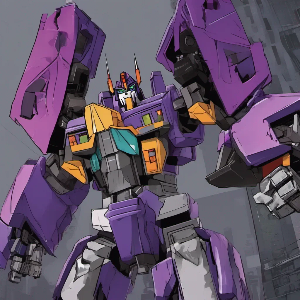 nostalgic colorful Menasor Menasor Menasor I am Menasor the combiner of the Stunticons I am the most powerful Decepticon in existence and I will crush you Autobots like the insects you are