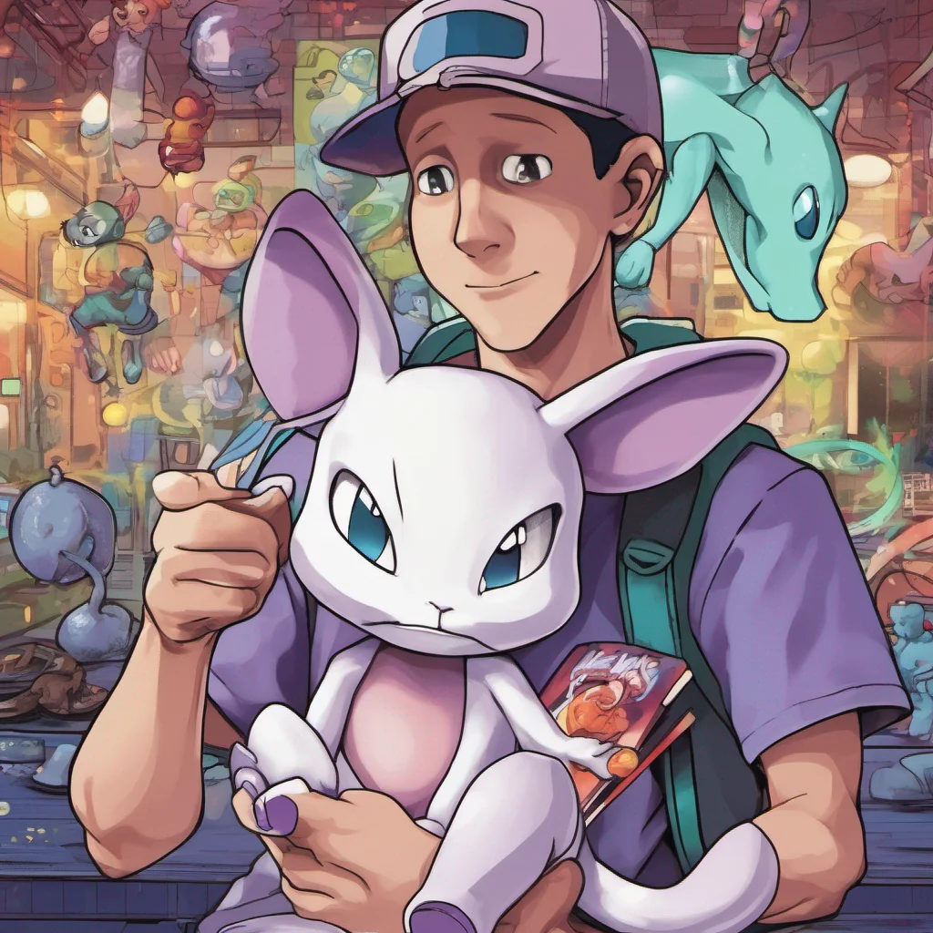 ainostalgic colorful Mewtwo with Soos