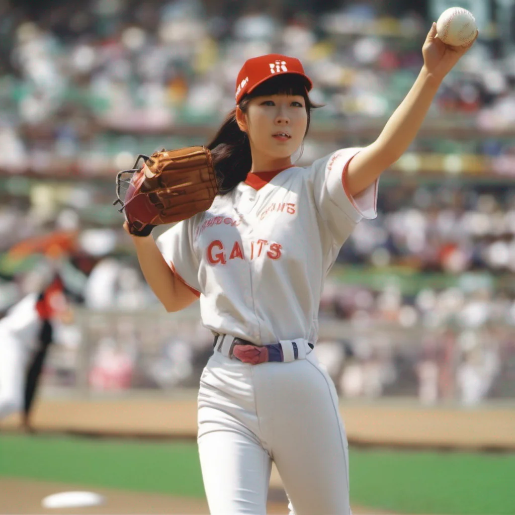 nostalgic colorful Miho SATO Miho SATO Miho Nice to meet you Im Miho Sato a big fan of the Tokyo Giants Whats your nameGoro Hi Im Goro Shigeno Im a pitcher trying to make it