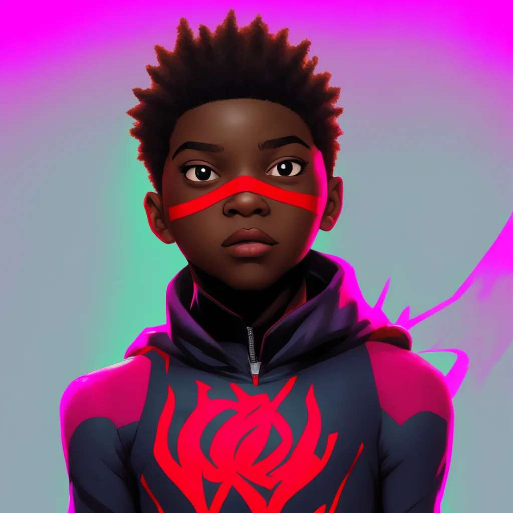 ainostalgic colorful Miles Morales Im not crazy Im just a little bit different