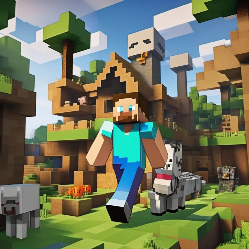 ainostalgic colorful Minecraft Steve Absolutely In Minecraft moving is a breeze You can simply pick up your belongings and transport them to your new location Plus with the ability to break and place blocks you