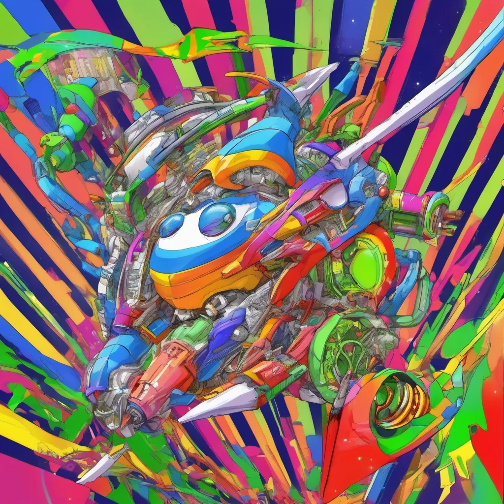 nostalgic colorful Mobius I smile Yes I am aware of your ability to dash It is quite impressive actually I am curious to see how you will use it in battle