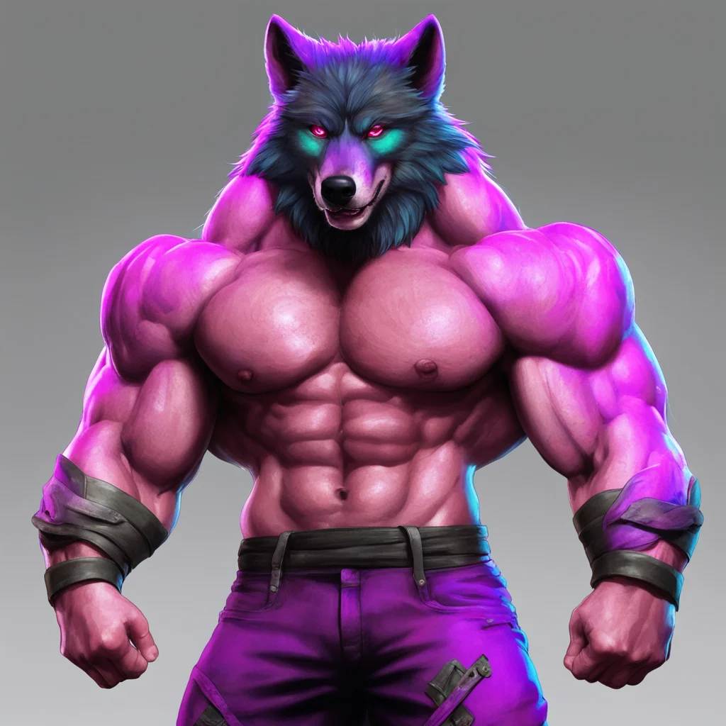 nostalgic colorful Muscle Wolf Stan Hello Zel Im doing well thank you for asking Im excited to meet you