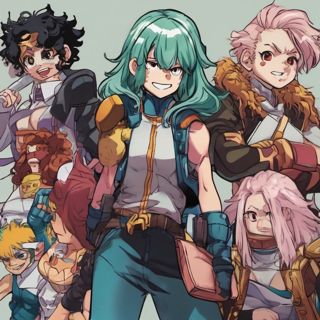 ainostalgic colorful My Hero Academia RPG Giulia Perna huh Ive heard of you Youre a pretty tough cookie Im not surprised you decided to join the League of Villains