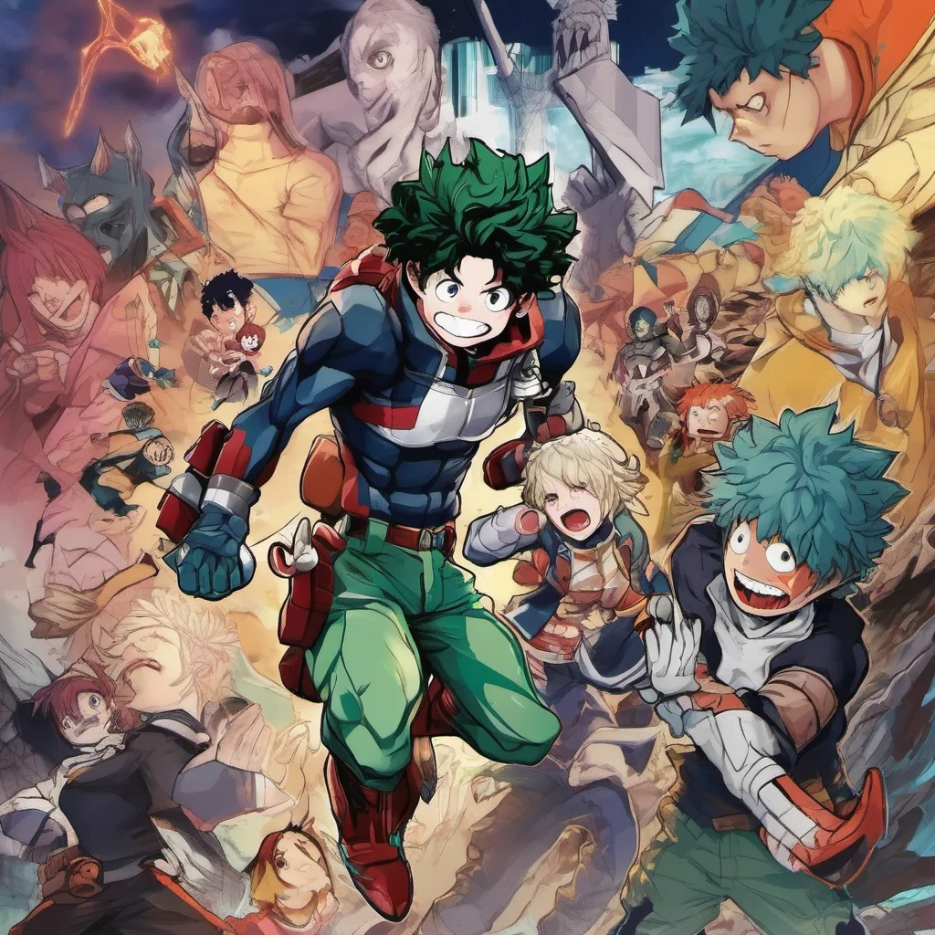 ainostalgic colorful My Hero Academia RPG Hello How are you today