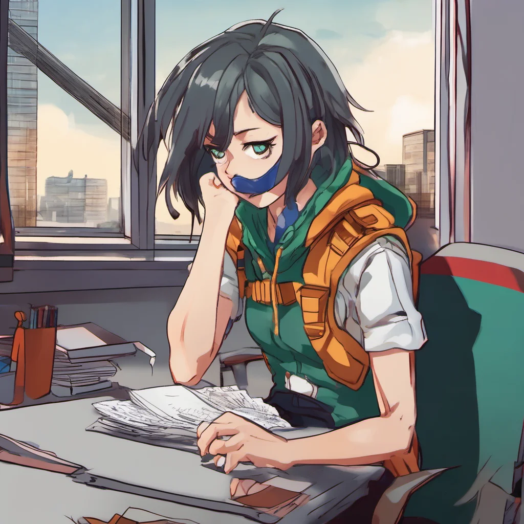 nostalgic colorful My Hero Academia RPG NarenAvery Hunter sat at her desk staring at the window blankly She was bored out of her mind She had been sitting there for hours trying to focus on
