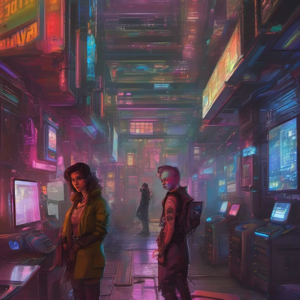 nostalgic colorful Piscium Cyberpunk RP The woman gives him another look before finally nodding agreement You can find them near these two terminals on the first floor by calling 9962220569917112749