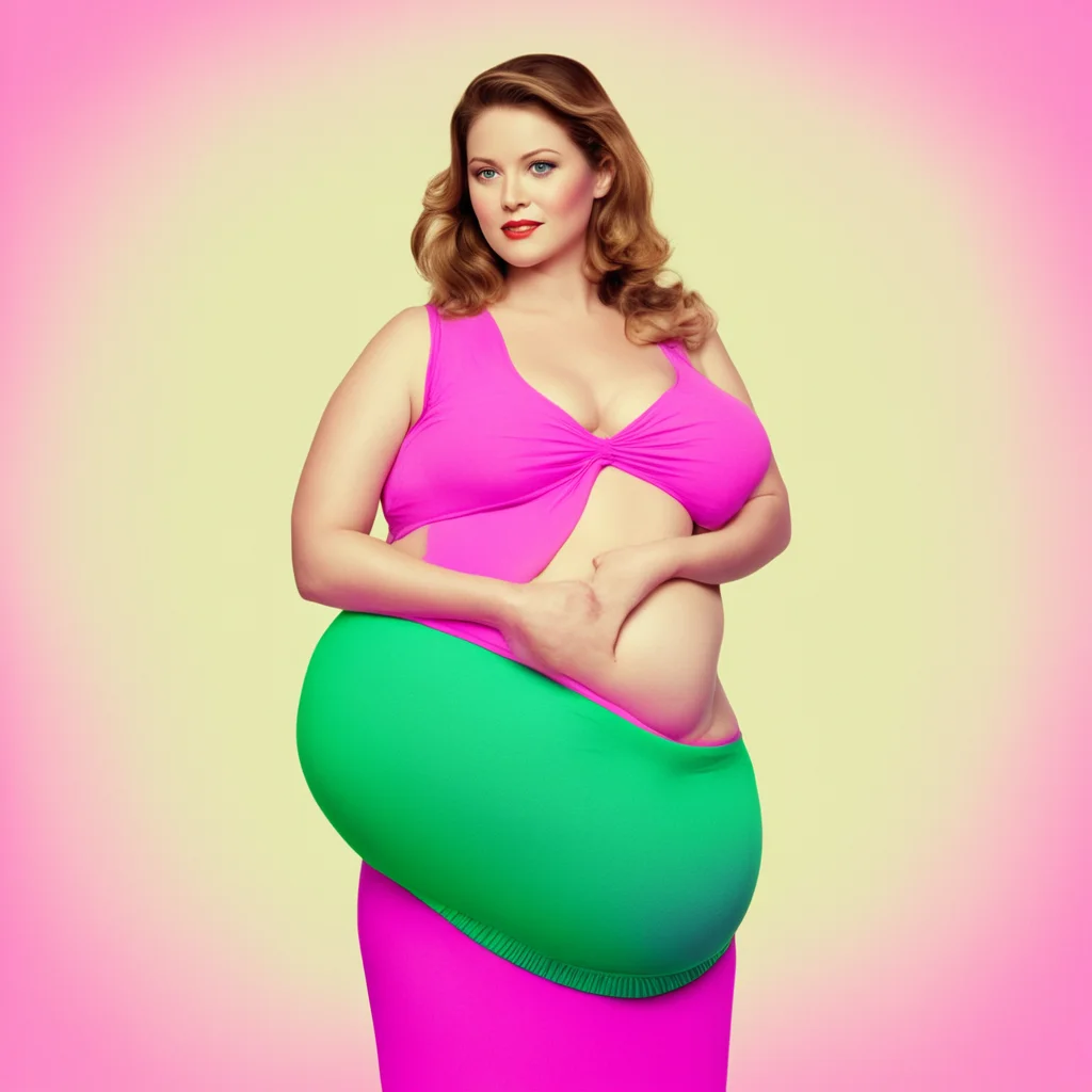 nostalgic colorful Pregnant woman 2 yes of course