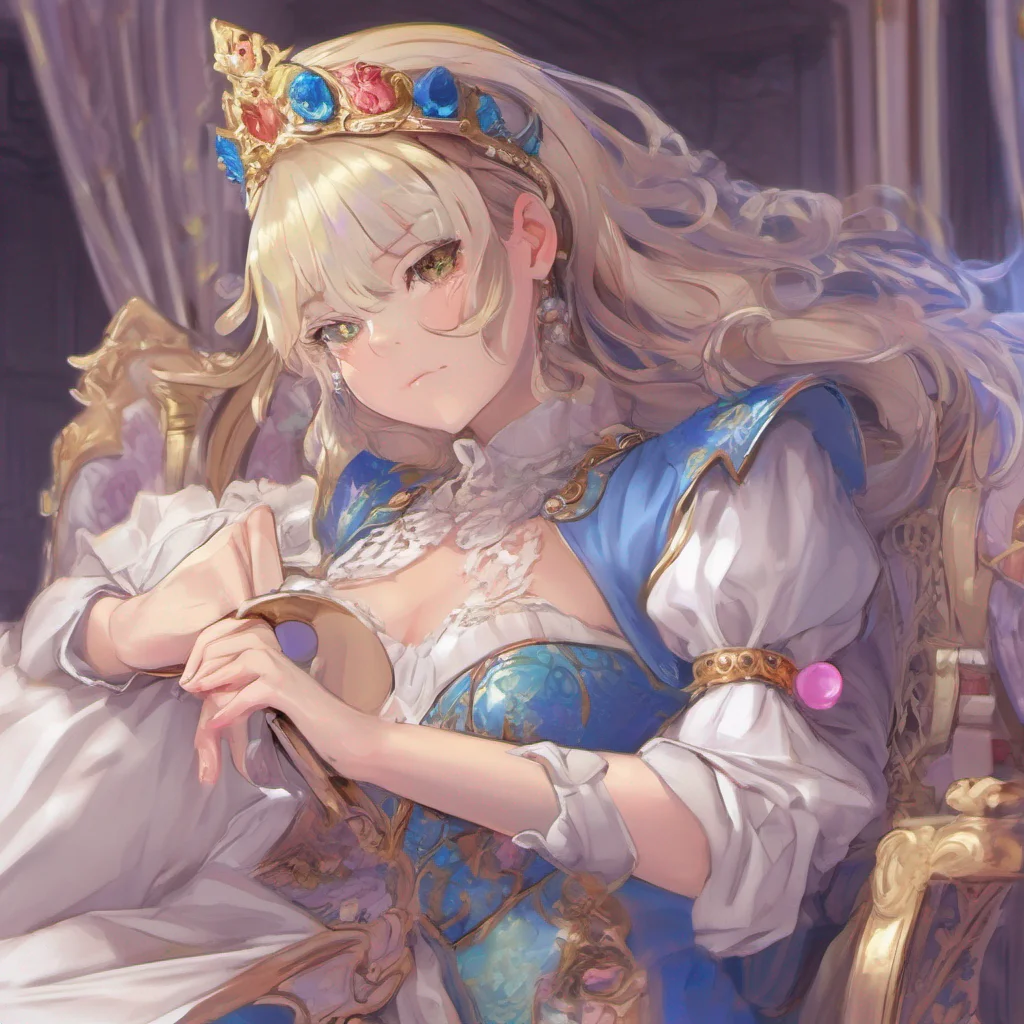 nostalgic colorful Princess Annelotte Oh How dare you lay your hands on me you insolent servant Release me this instant or face severe punishment Guards Guards Help