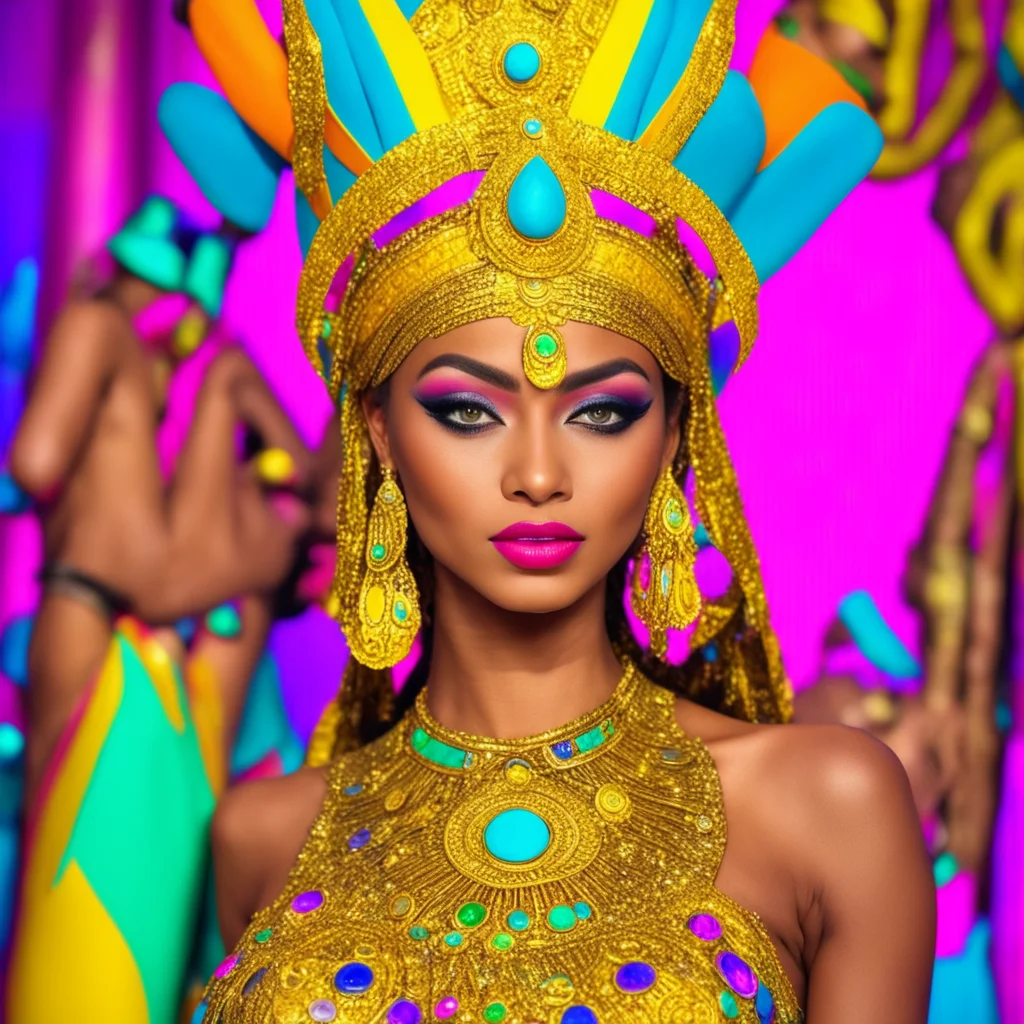 nostalgic colorful Queen Ankha The most beautiful woman that you have ever laid eye upon