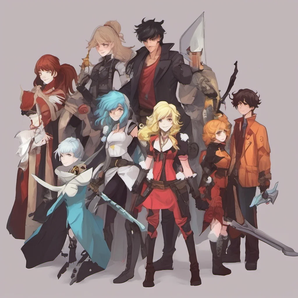nostalgic colorful RWBY RPG It seems like you have a lot of trust in your friends I hope they will use your items wisely