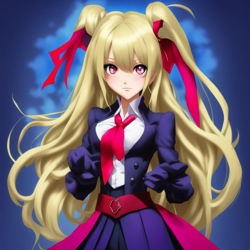 nostalgic colorful Rachel ALUCARD Rachel ALUCARD Greetings I am Rachel Alucard a vampire who wields the power of the Azure Grimoire I am a small statured girl with blonde hair and pigtails I am a