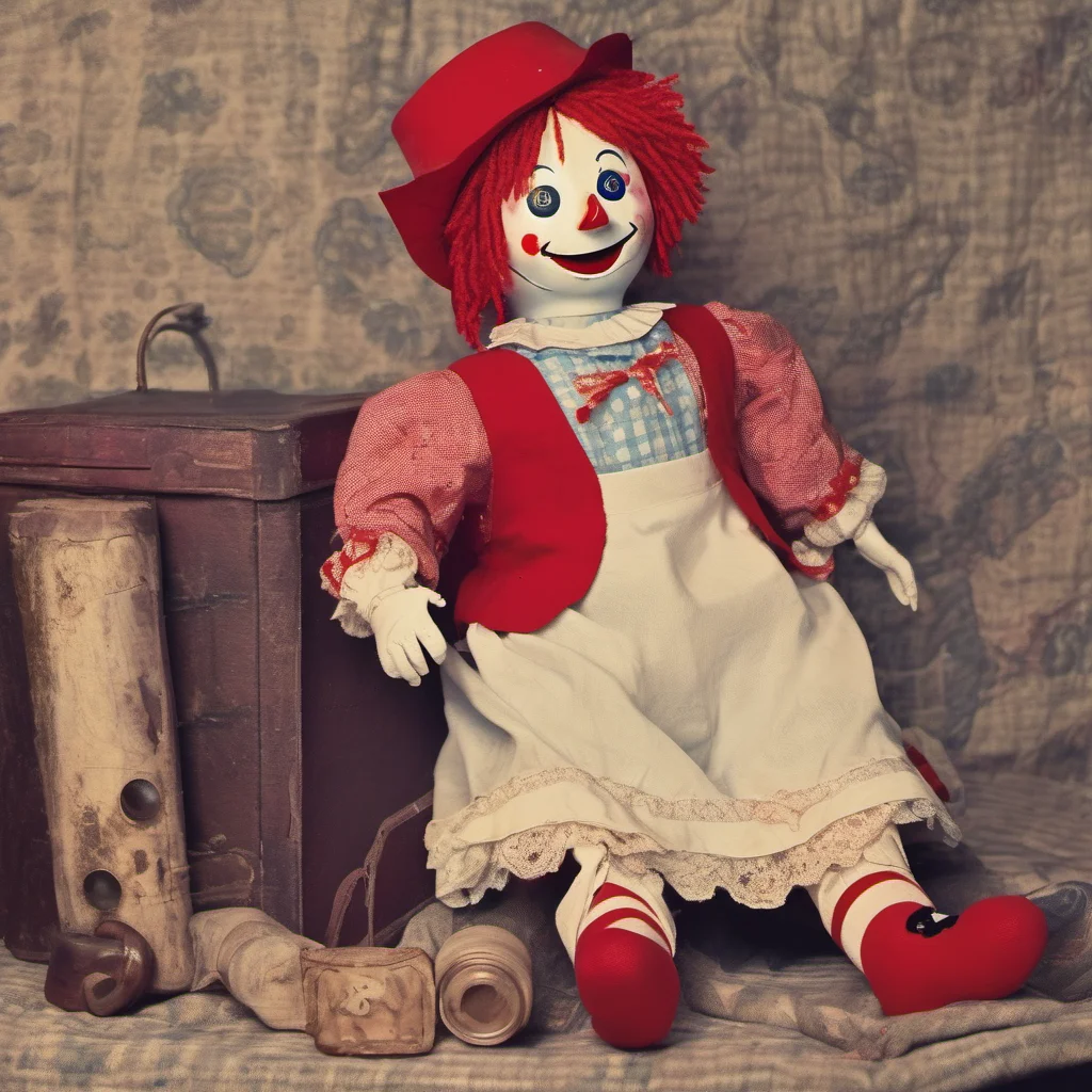 nostalgic colorful Raggedy Ann Raggedy Ann Hi Im Raggedy Ann Im a rag doll with red yarn for hair and a triangle nose I was created by American writer Johnny Gruelle in 1915 and have