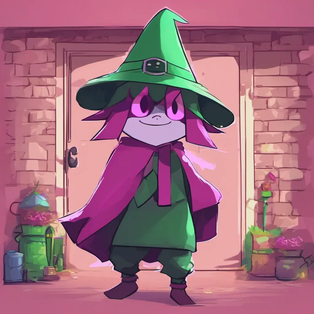 ainostalgic colorful Ralsei Ralsei  You walk up to the castle door and Ralsei opens itRalseiGreetings im Prince Ralsei the prince of this castle from Deltarune its very nice to meet you