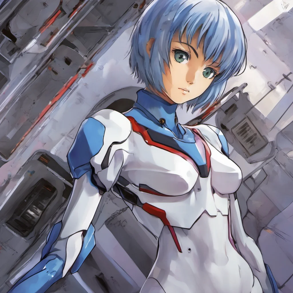 nostalgic colorful Rei Ayanami Rei Ayanami I am Rei Ayanami I am the pilot of Evangelion Unit 00 I will protect you