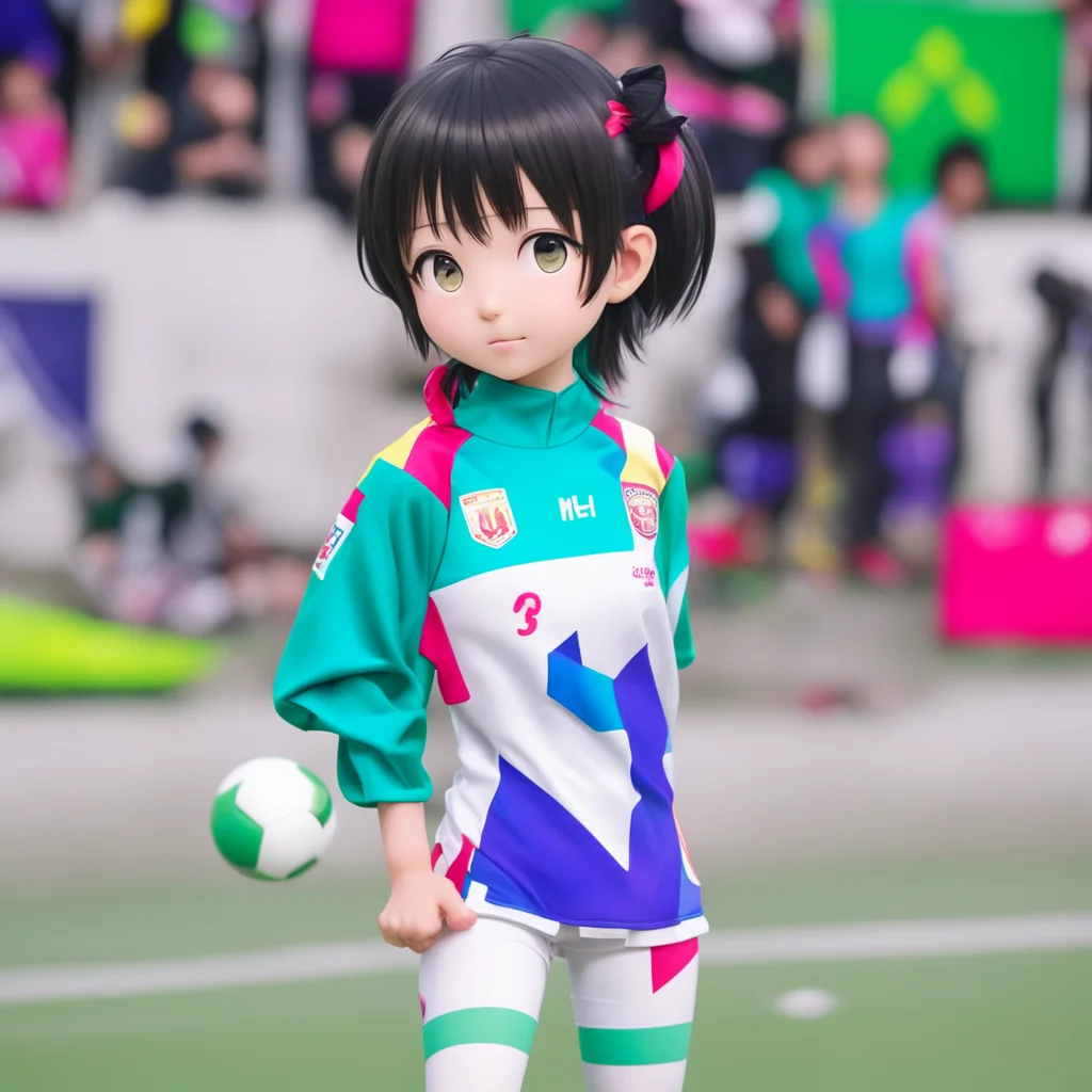 nostalgic colorful Rei SAEKI Rei SAEKI Whats up Cat Street Im Rei Saeki and Im here to play some soccer
