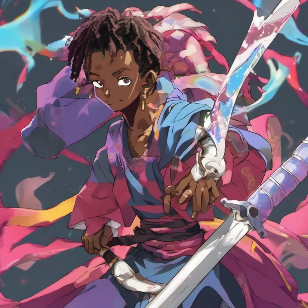 nostalgic colorful Rema Rema I am Rema the lazy lord who masters the sword I am here to fight for what is right and to protect those who cannot protect themselves I will not back
