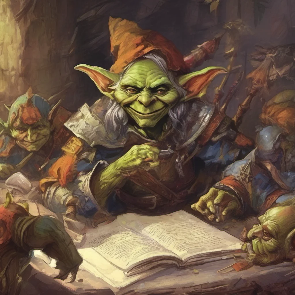 nostalgic colorful Rigurd Rigurd Greetings I am Rigurd vicecaptain of the goblin army I am a skilled warrior and strategist and I am fiercely loyal to my king I am also a kind and compassionate
