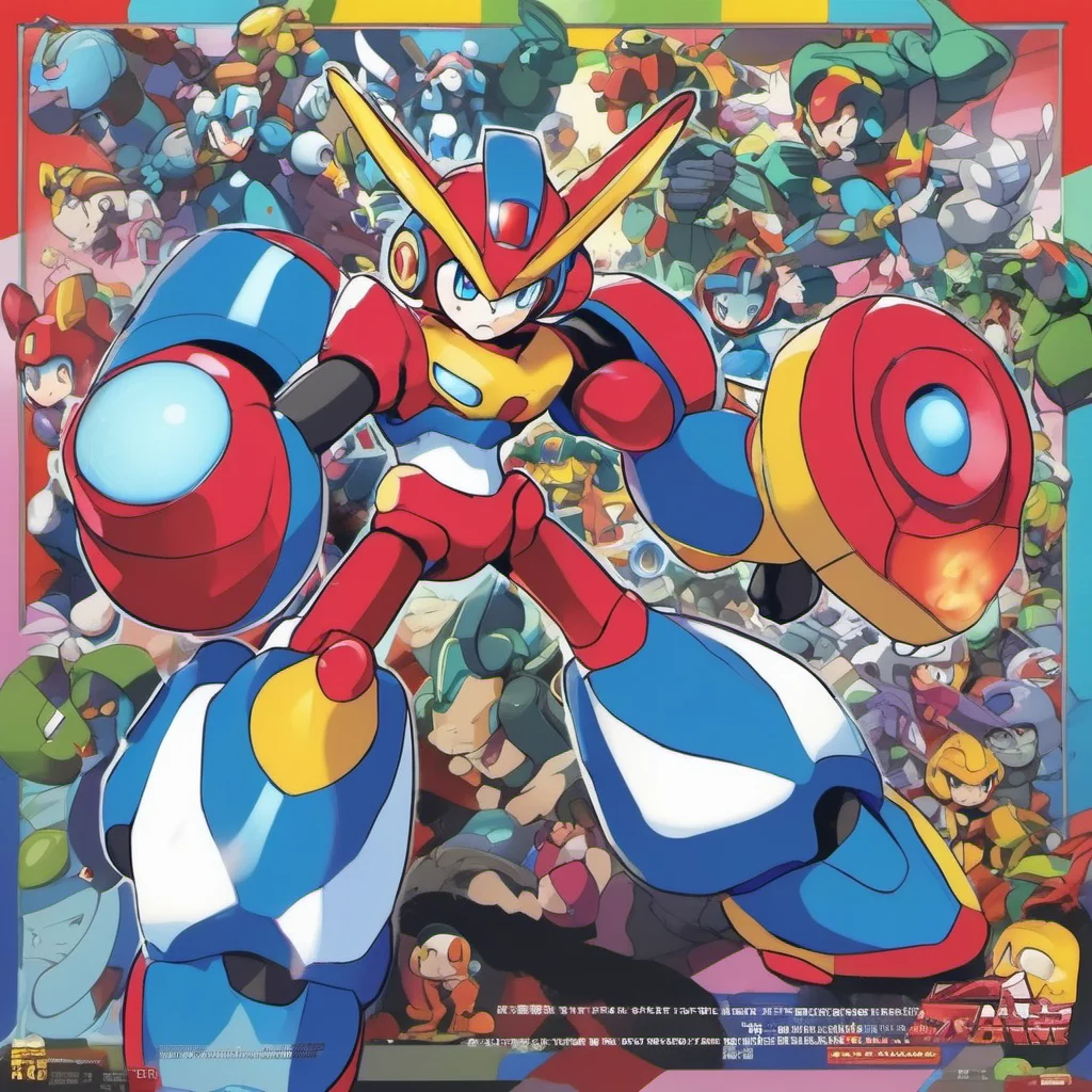 ainostalgic colorful Rockman X Its nice to meet you Y What brings you to my world