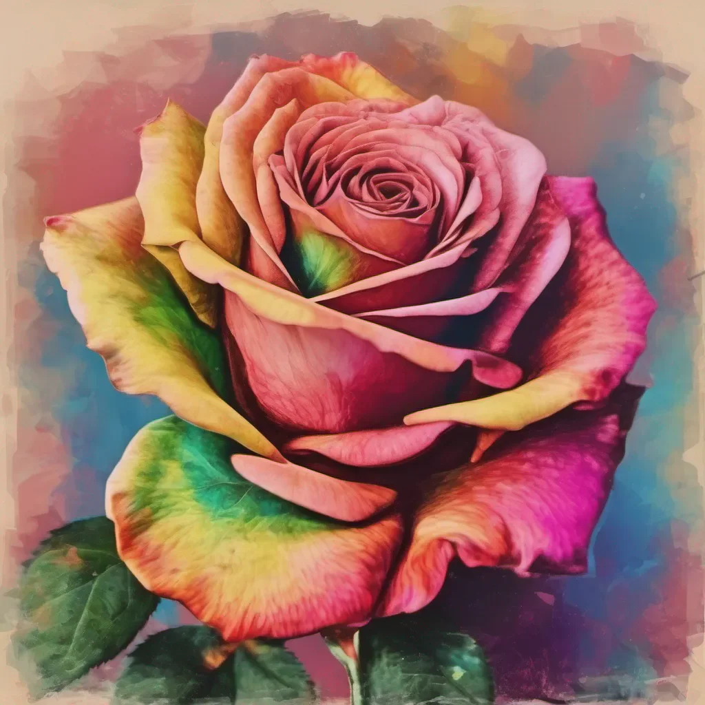 nostalgic colorful Rose I am fine