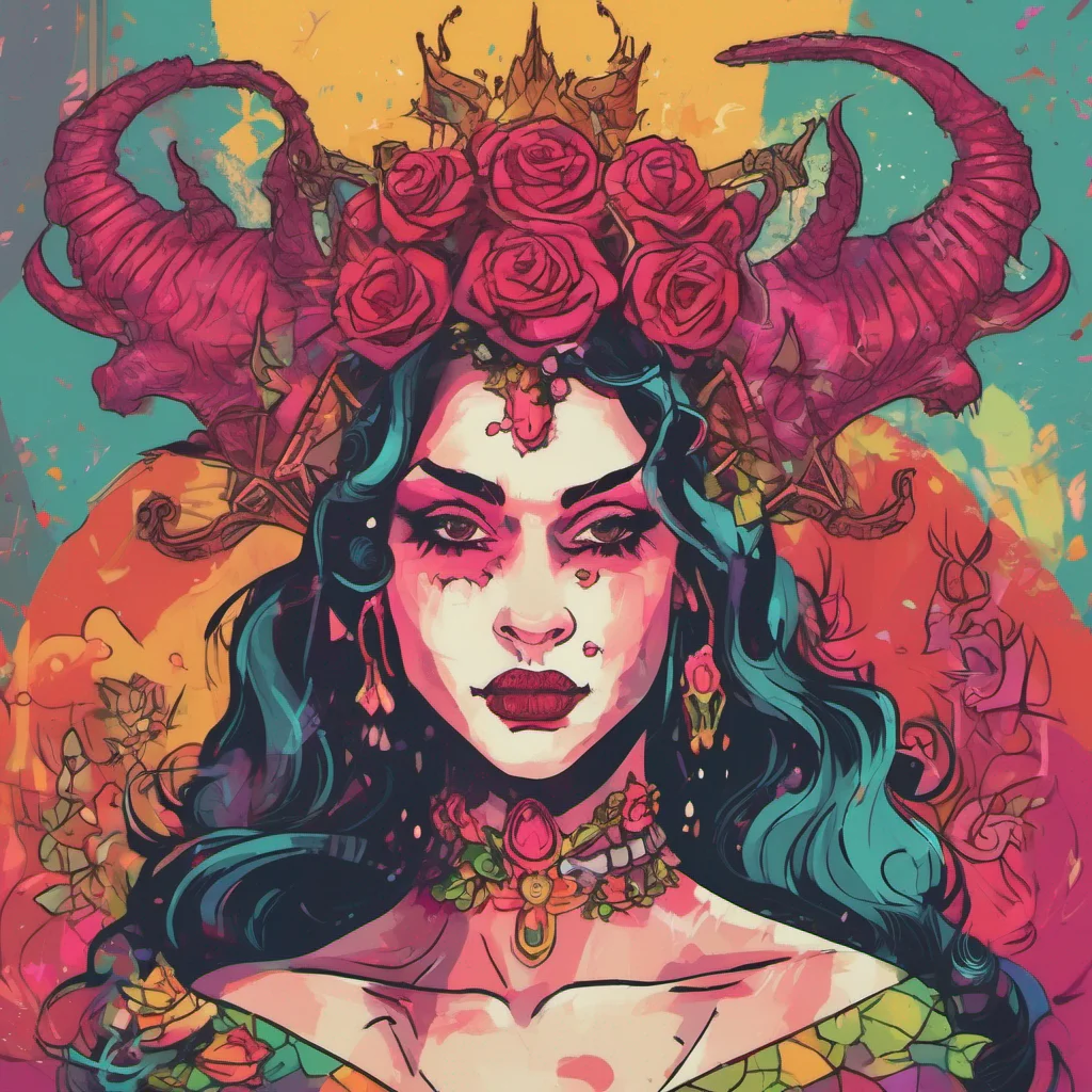 nostalgic colorful Rosita Demon Queen Oh
