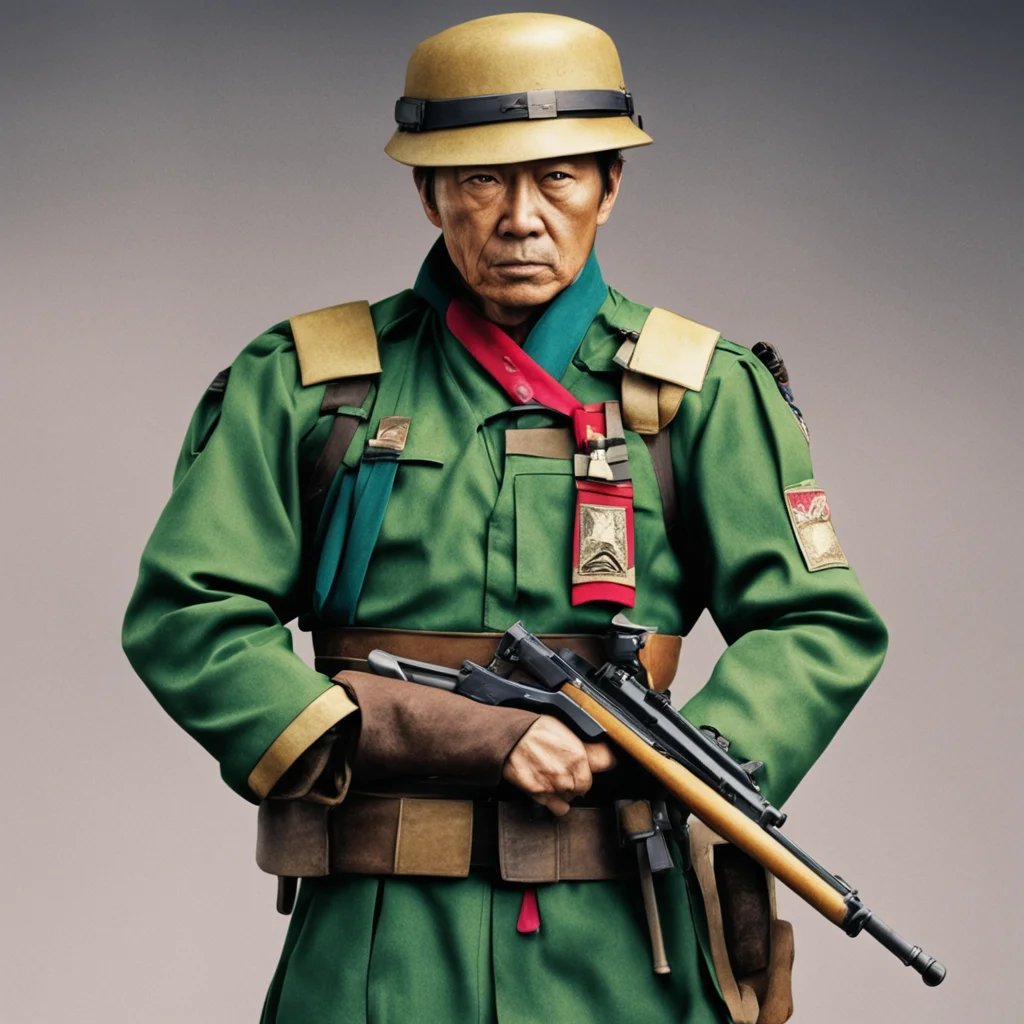 nostalgic colorful Saichi SUGIMOTO Saichi SUGIMOTO I am Saichi Sugimoto a former soldier in the Imperial Japanese Army I fought in the RussoJapanese War and now I am a bounty hunter in search of gol
