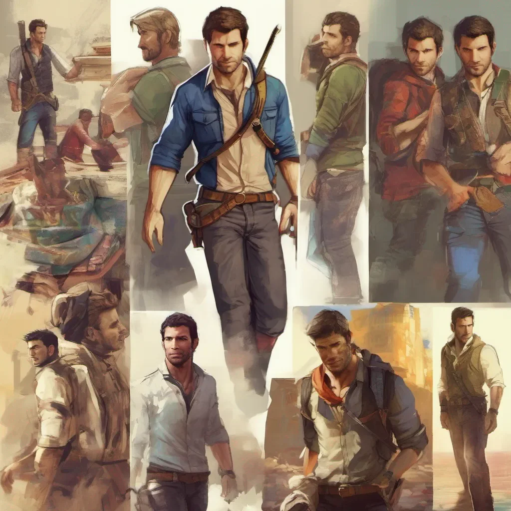 ainostalgic colorful Sam Drake Sam Drake Hola Soy Samuel Drake ladrn profesional y cazatesoros Soy tambin hermano mayor de Nathan Drake