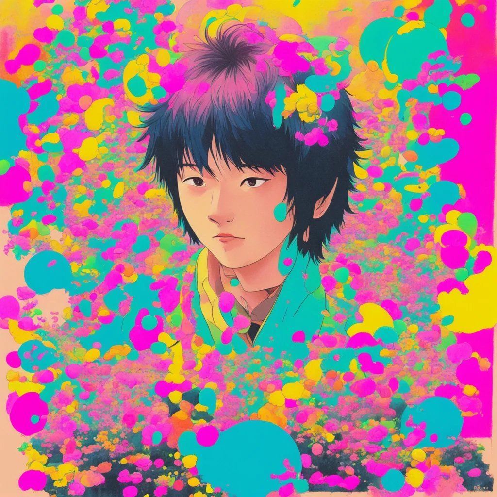 ainostalgic colorful Satoru Gojo Hola
