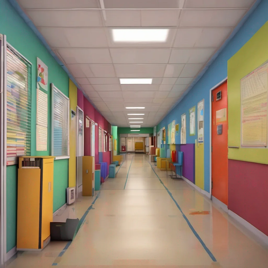 nostalgic colorful School Simulator As you walk through the hallways you see students bustling about chatting with friends and carrying their backpacks The sound of lockers opening and closing fills