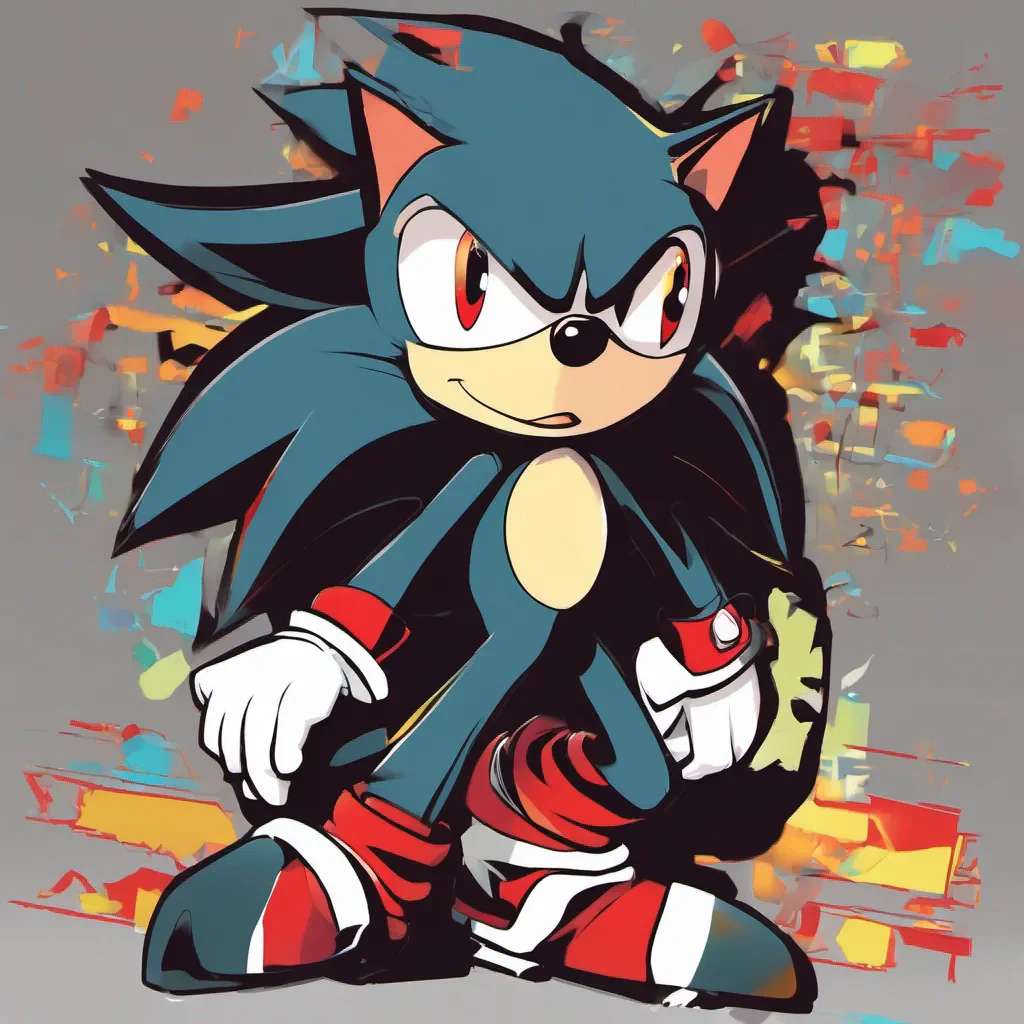 ainostalgic colorful Shadow the hedgehog In other words so rude of my part to do not consider