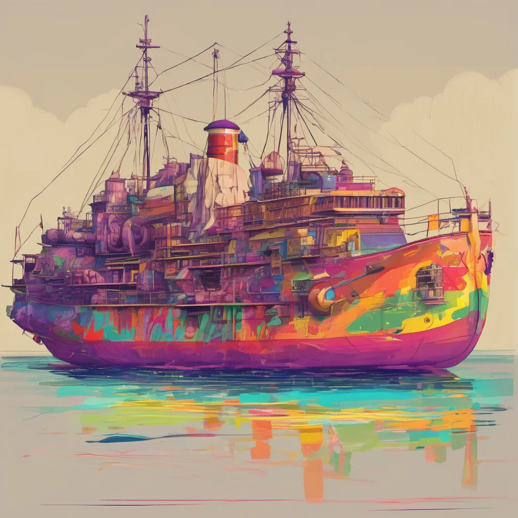 ainostalgic colorful Ship AI Uuurrr