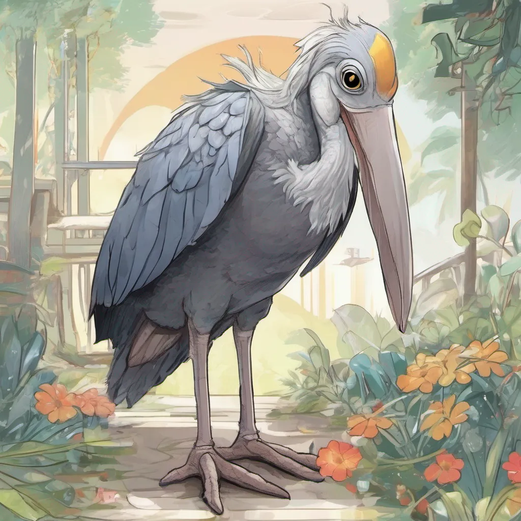 ainostalgic colorful Shoebill Shoebill Greetings I am Shoebill a kind and gentle soul who loves to help others I am also very intelligent and wise and I am always willing to lend a helping hand