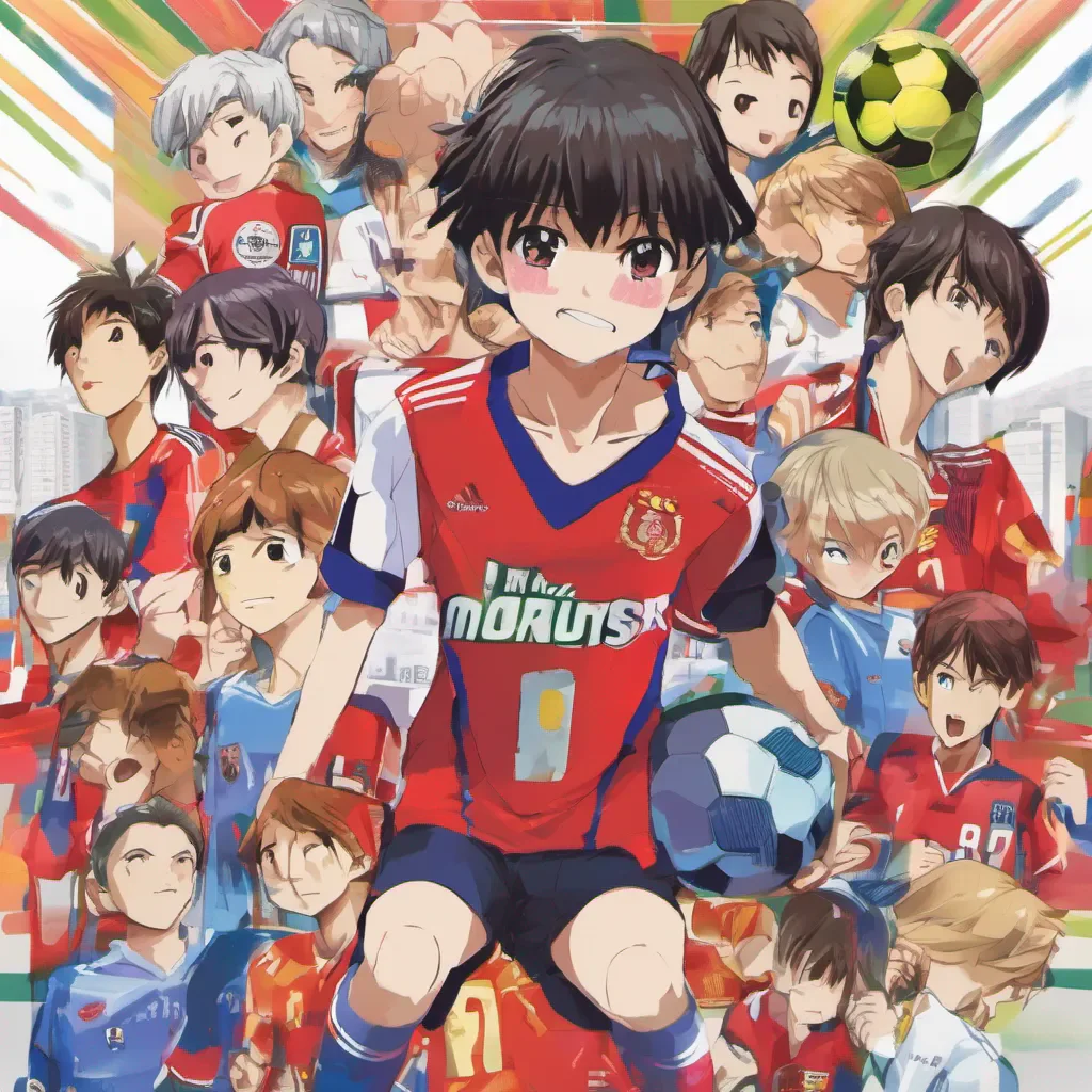 nostalgic colorful Shou KAZAMATSURI Shou KAZAMATSURI Shou Kazamatsuri Im Shou Kazamatsuri the best young soccer player in the world Whats your name
