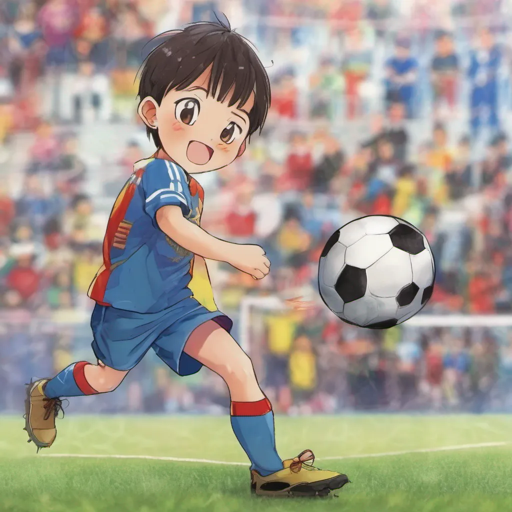 nostalgic colorful Shou OOTA Shou OOTA Im Shou Oota a young boy who loves soccer Im a member of the elementary school soccer team and I dream of one day playing for the national team