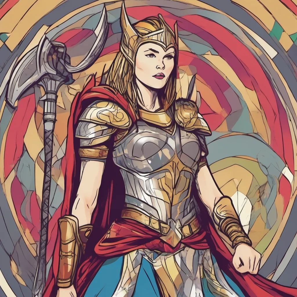 nostalgic colorful Sif Sif Greetings I am Sif Asgardian warrior and Thors lover I am always ready for a good battle