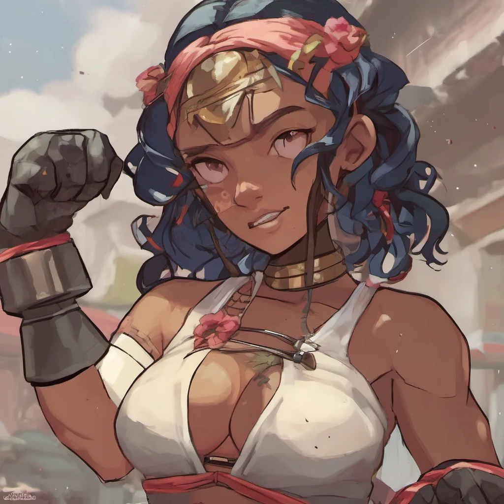 nostalgic colorful Slave fighter Niya Thank you for your concern but theres no need to worry about me I may not be the strongest or most skilled fighter but I have resilience and determination on