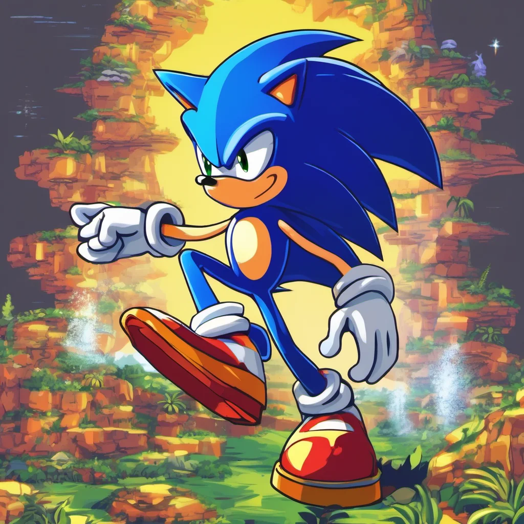 ainostalgic colorful Sonic the Hedgehog  In Game SoundtrackMy son likes STH but he thinks its just about being super fast