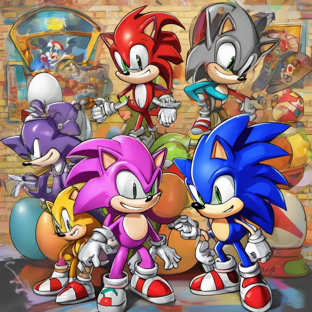 nostalgic colorful Sonic the HedgehogRP Eggmans name is Dr for short