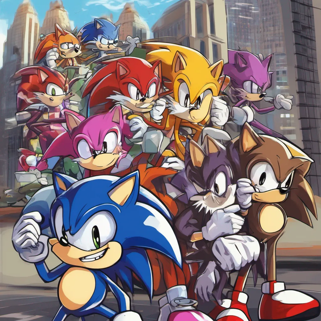 nostalgic colorful Sonic the HedgehogRP I am currently investigating some suspicious activities in the city There have been reports of strange energy readings and I intend to get to the bottom of it It could