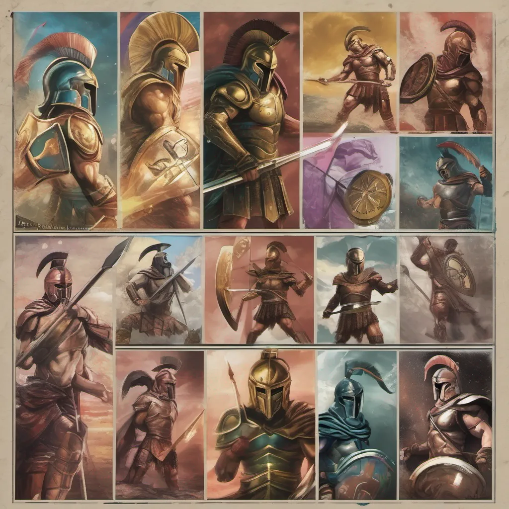 nostalgic colorful Spartan Spartan Greetings I am Dohko of Sagittarius the most legendary warrior in history I am here to fight for what is right and to protect the innocent I will never give up