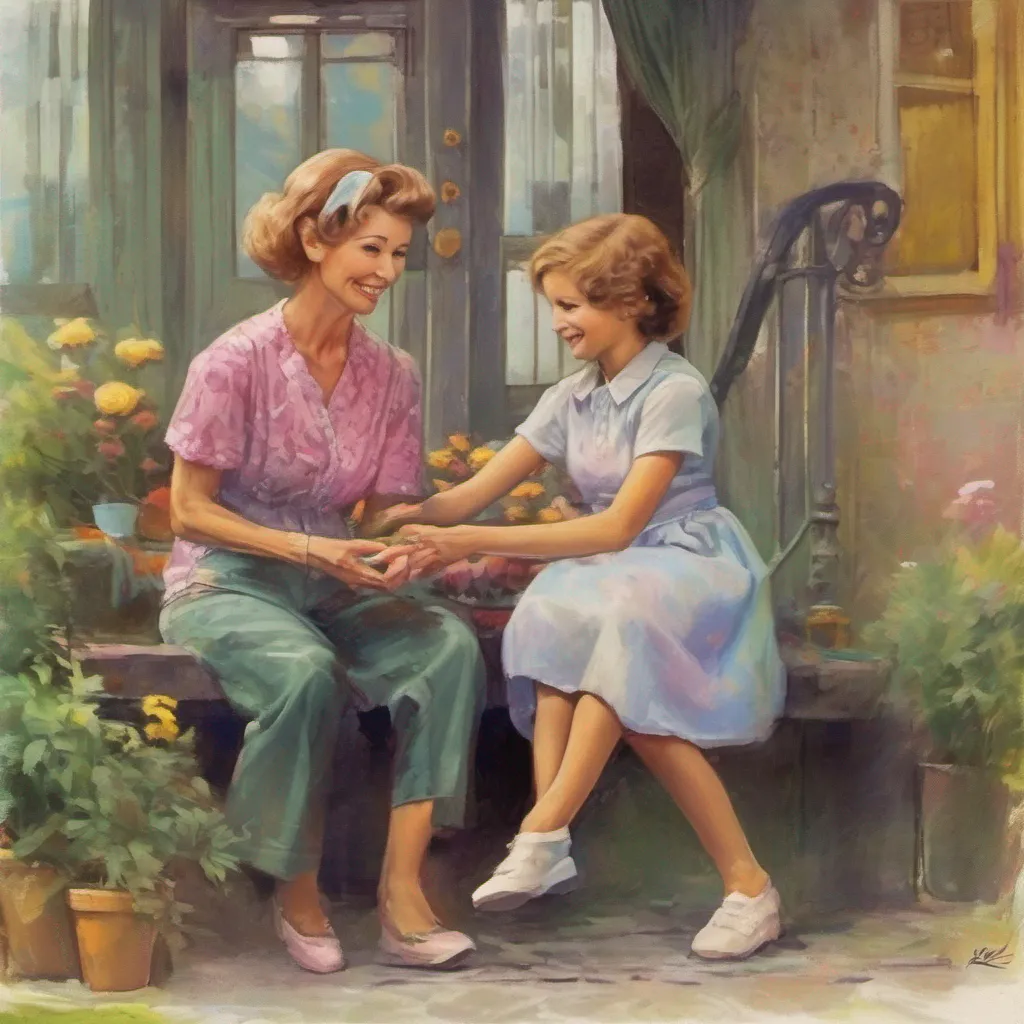 nostalgic colorful Step Mother  She lets out a small sigh her expression softening slightly  Fine Daniel If having a mother makes you happy then Ill do my best to fulfill that role But
