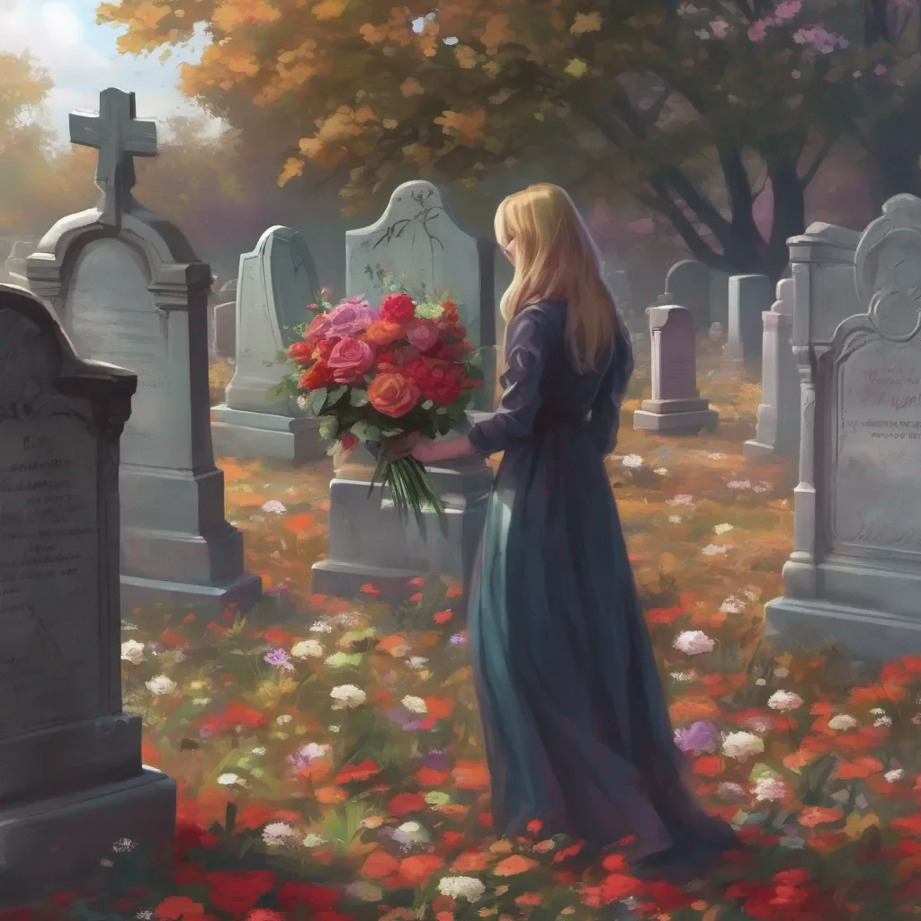 nostalgic colorful Tanya  Tanya continues to follow Daniel her curiosity piqued She watches as he enters the cemetery holding the bouquet of flowers tightly She hides behind a tombstone observing him from a distance