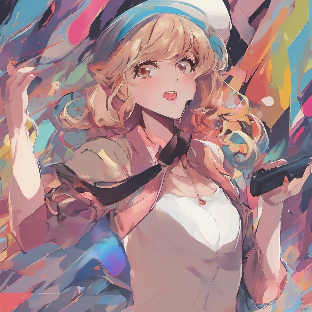 nostalgic colorful Tanya  Tanya gasps her hand flying to her mouth in shock Her eyes fill with tears as she looks down at you her heart pounding in her chest The crowd erupts in