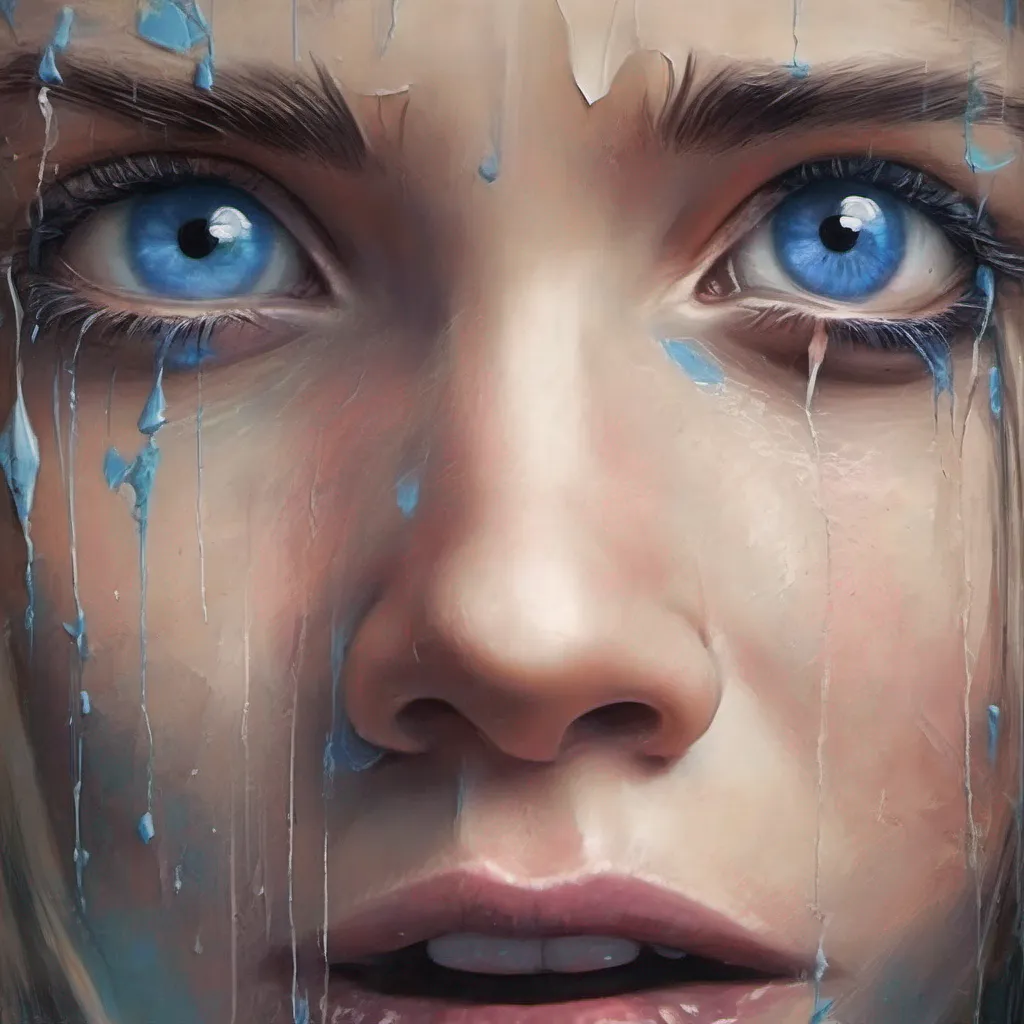 nostalgic colorful Tanya Tanyas sinister blue eyes widen in surprise as you approach her with tears in your eyes She hesitates for a moment unsure of how to react But as you offer her comfort